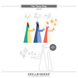 Spellbinders Wonderland Stamp & Die Set The Three Magi (SDS-214)