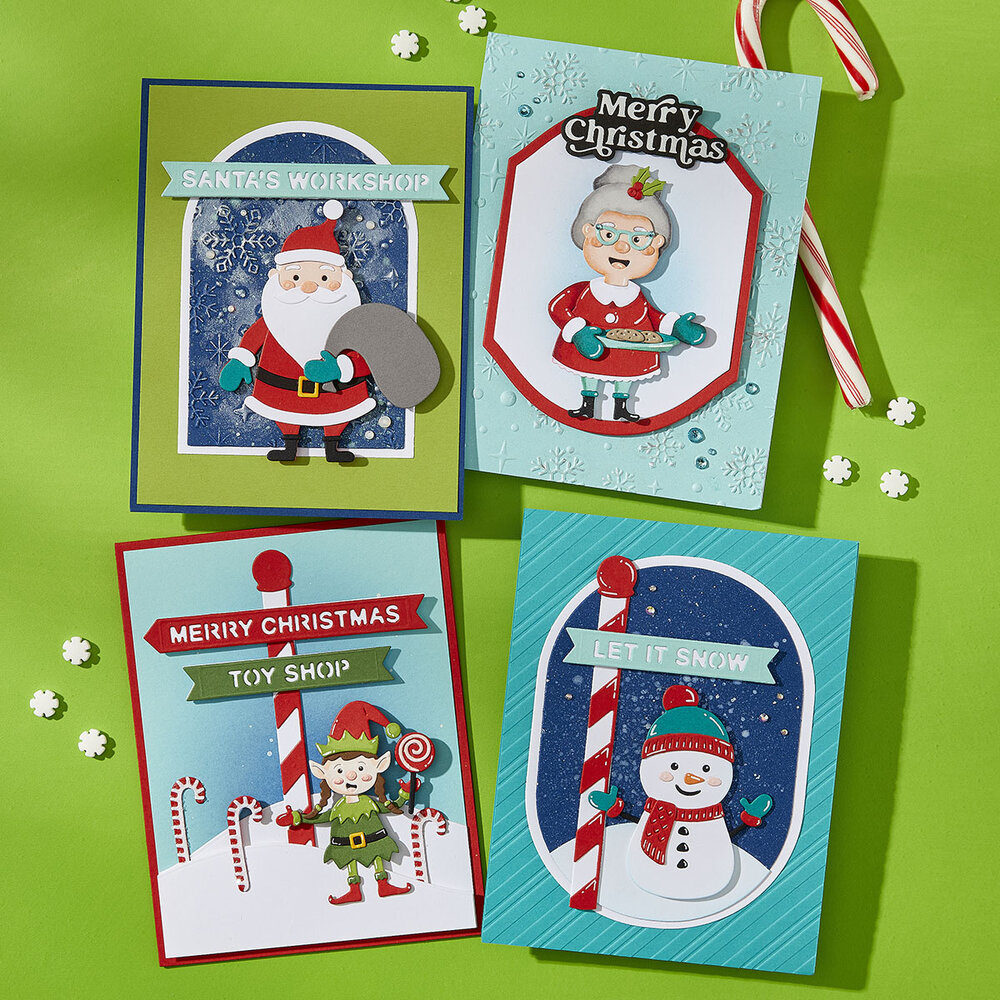 Spellbinders North Pole Friends Die Bundle (BD-0994) Spellbinders North Pole Friends Die Bundle (BD-0994)
