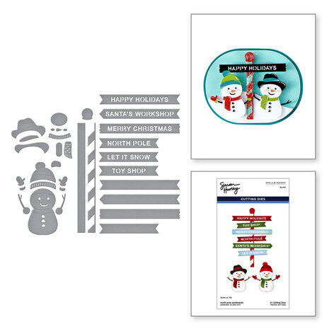 Spellbinders North Pole Friends Etched Dies North Pole Sentiments (S5-707) Spellbinders North Pole Friends Etched Dies North Pole Sentiments (S5-707)