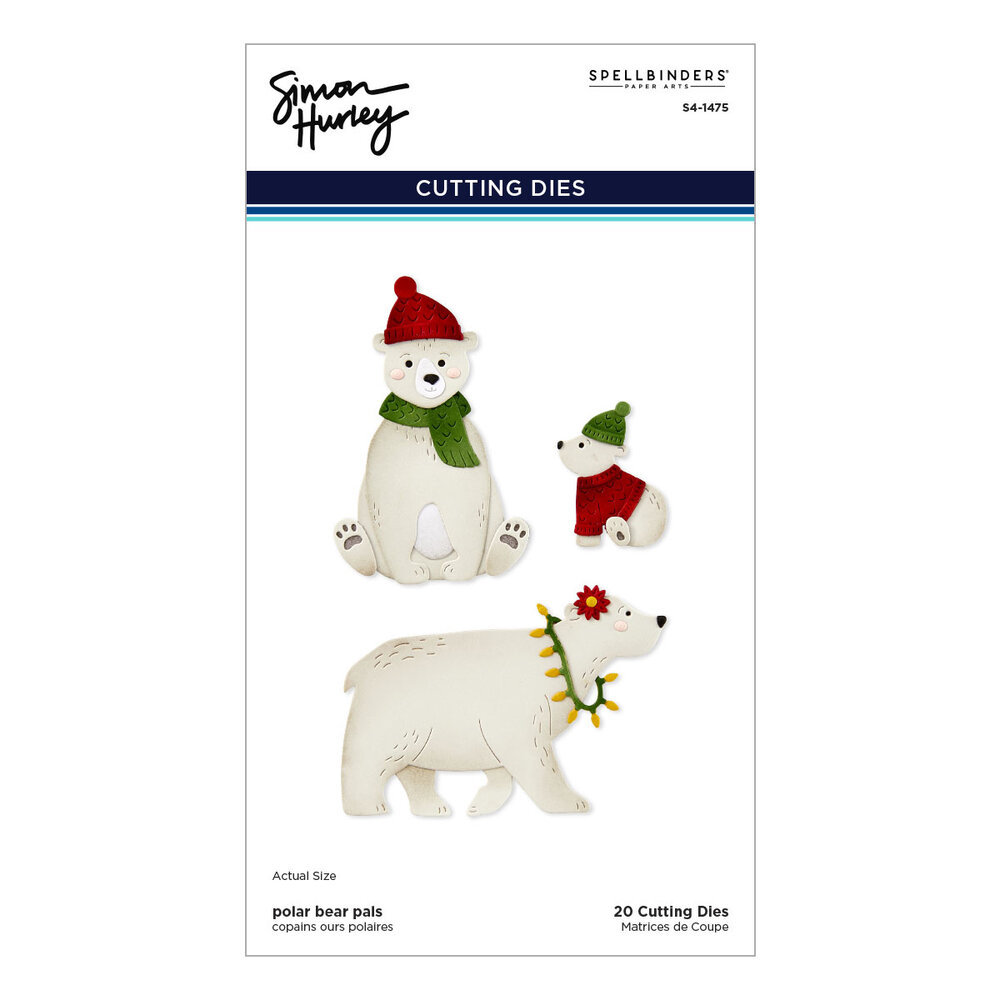 Spellbinders North Pole Friends Etched Dies Polar Bear Pals (S4-1475) Spellbinders North Pole Friends Etched Dies Polar Bear Pals (S4-1475)