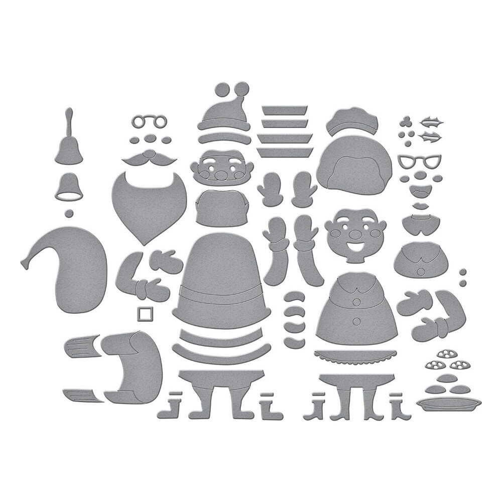 Spellbinders North Pole Friends Etched Dies The Clauses (S6-262) Spellbinders North Pole Friends Etched Dies The Clauses (S6-262)