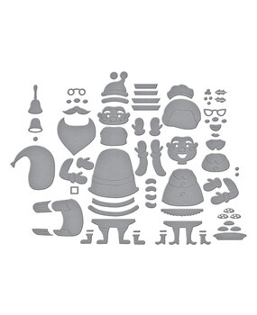 Spellbinders North Pole Friends Etched Dies The Clauses (S6-262)