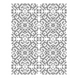 Spellbinders Merry Moments Press Plate Petite Criss Cross (BP-311)