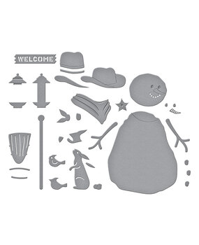 Spellbinders Country Christmas Etched Dies Country Snowman (S4-1457) Spellbinders Country Christmas Etched Dies Country Snowman (S4-1457)