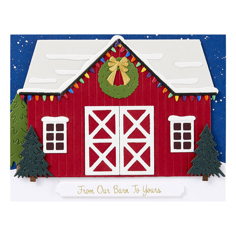 Spellbinders Country Christmas Etched Dies Country Christmas Barn (S5-693) Spellbinders Country Christmas Etched Dies Country Christmas Barn (S5-693)