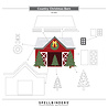 Spellbinders Country Christmas Etched Dies Country Christmas Barn (S5-693) Spellbinders Country Christmas Etched Dies Country Christmas Barn (S5-693)