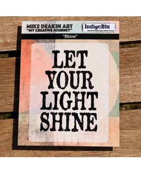 IndigoBlu Shine Solo Red Rubber Stamp (IND1403) IndigoBlu Shine Solo Red Rubber Stamp (IND1403)