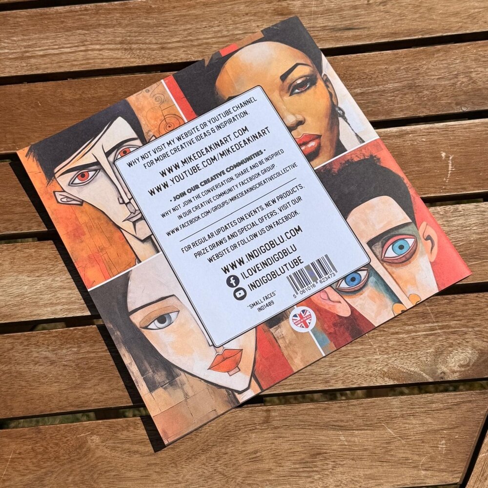 IndigoBlu Small Faces 8x8 Inch Paper Book (IND1409) IndigoBlu Small Faces 8x8 Inch Paper Book (IND1409)