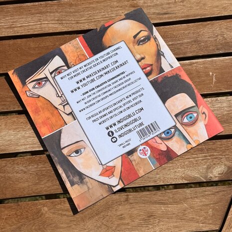 IndigoBlu Small Faces 8x8 Inch Paper Book (IND1409) IndigoBlu Small Faces 8x8 Inch Paper Book (IND1409)