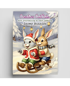 Creatief Art Snowy Bunnies Book Creative CutOuts (CCOBOEK-005)