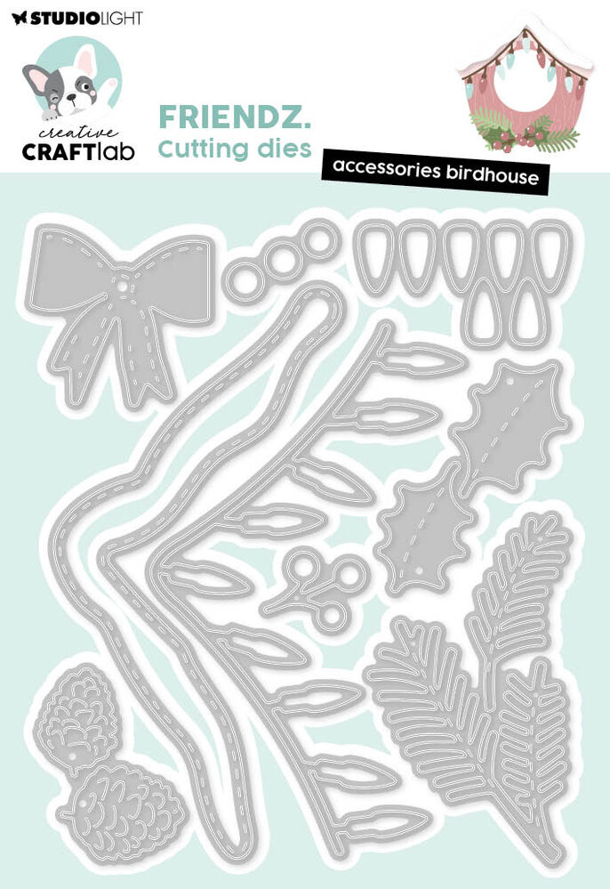 Creative Craftlab Accessoiries Birdhouse Friendz Cutting Die (CCL-FR-CD1042) Creative Craftlab Accessoiries Birdhouse Friendz Cutting Die (CCL-FR-CD1042)