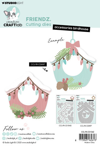 Creative Craftlab Accessoiries Birdhouse Friendz Cutting Die (CCL-FR-CD1042) Creative Craftlab Accessoiries Birdhouse Friendz Cutting Die (CCL-FR-CD1042)