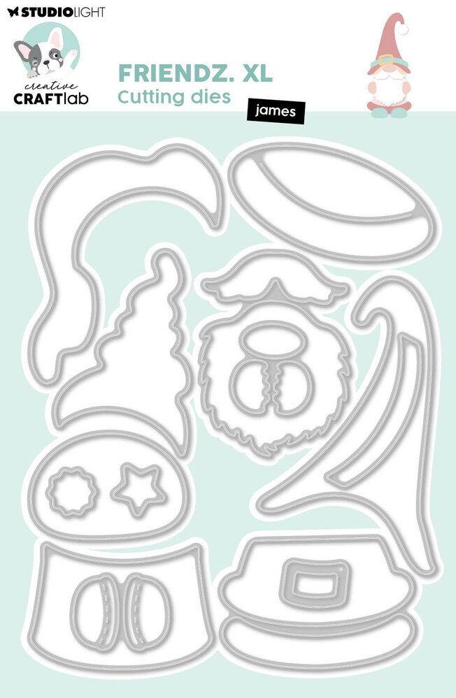 Creative Craftlab James Friendz Cutting Die (CCL-FR-CD1043)