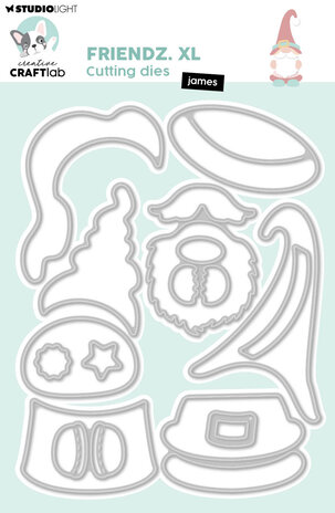 Creative Craftlab James Friendz Cutting Die (CCL-FR-CD1043)