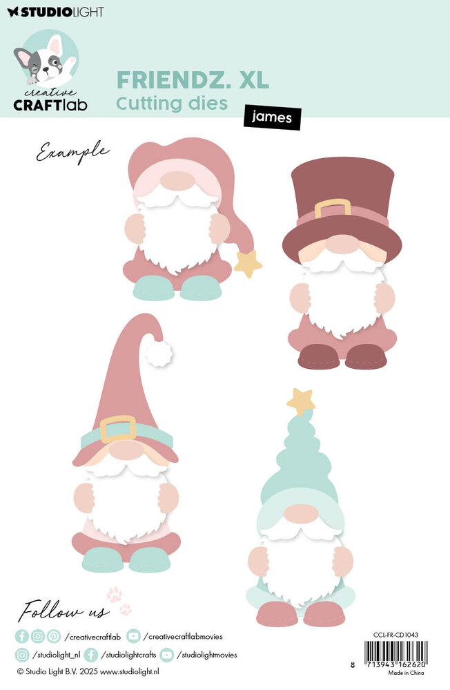 Creative Craftlab James Friendz Cutting Die (CCL-FR-CD1043)