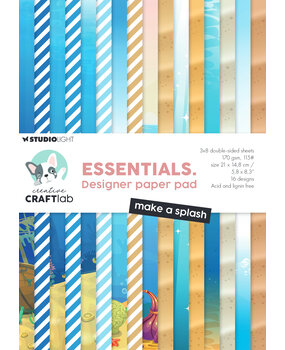 Creative Craftlab Make a Splash Essentials Designer Paper Pad (CCL-ES-DPP366)