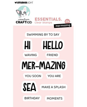 Creative Craftlab Mermazing EN Essentials Clear Stamps (CCL-ES-STAMP873)