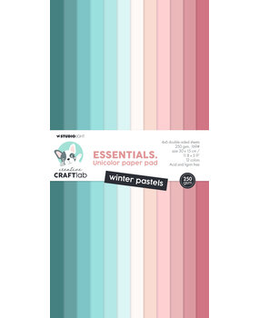 Creative Craftlab Winter Pastels Essentials Unciolor Paper Pad (CCL-ES-UPP365)