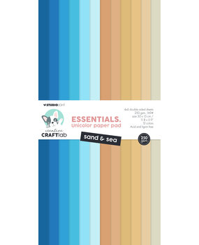 Creative Craftlab Sand & Sea Essentials Unciolor Paper Pad (CCL-ES-UPP367)