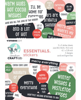 Creative Craftlab Merry Everything Essentials Stickers (CCL-ES-STIC45)