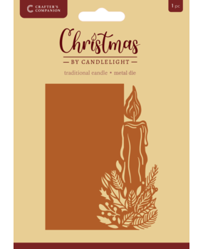 Crafter's Companion Christmas by Candlelight Metal Die Traditional Candle (CBC-MD-TRCA)