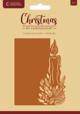 Crafter's Companion Christmas by Candlelight Metal Die Traditional Candle (CBC-MD-TRCA) Crafter's Companion Christmas by Candlelight Metal Die Traditional Candle (CBC-MD-TRCA)