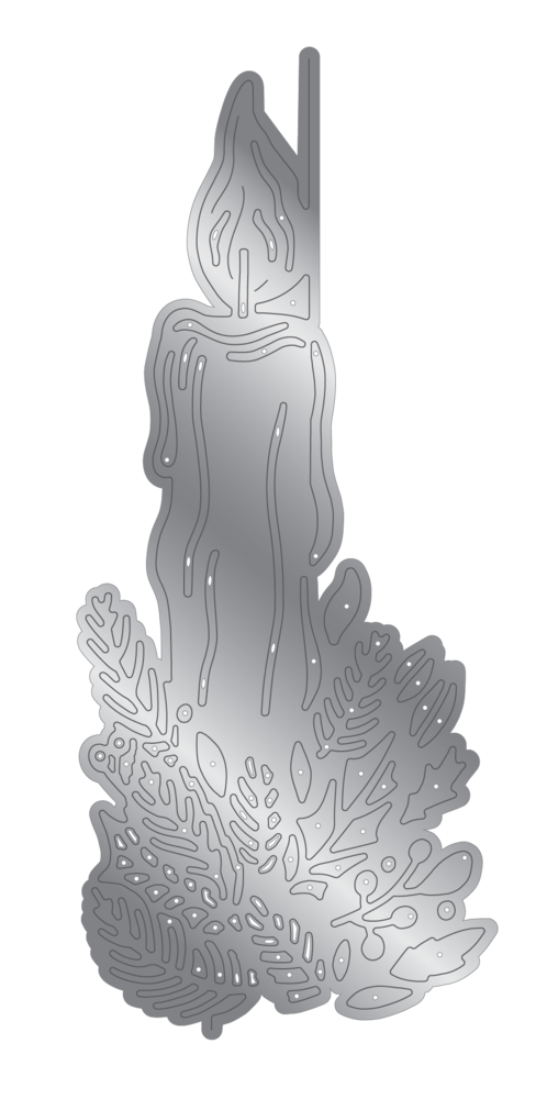 Crafter's Companion Christmas by Candlelight Metal Die Traditional Candle (CBC-MD-TRCA) Crafter's Companion Christmas by Candlelight Metal Die Traditional Candle (CBC-MD-TRCA)