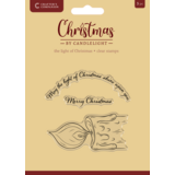Crafter's Companion Christmas by Candlelight Clear Acrylic Stamp Set The Light of Christmas (CBC-CA-ST-TLOC)