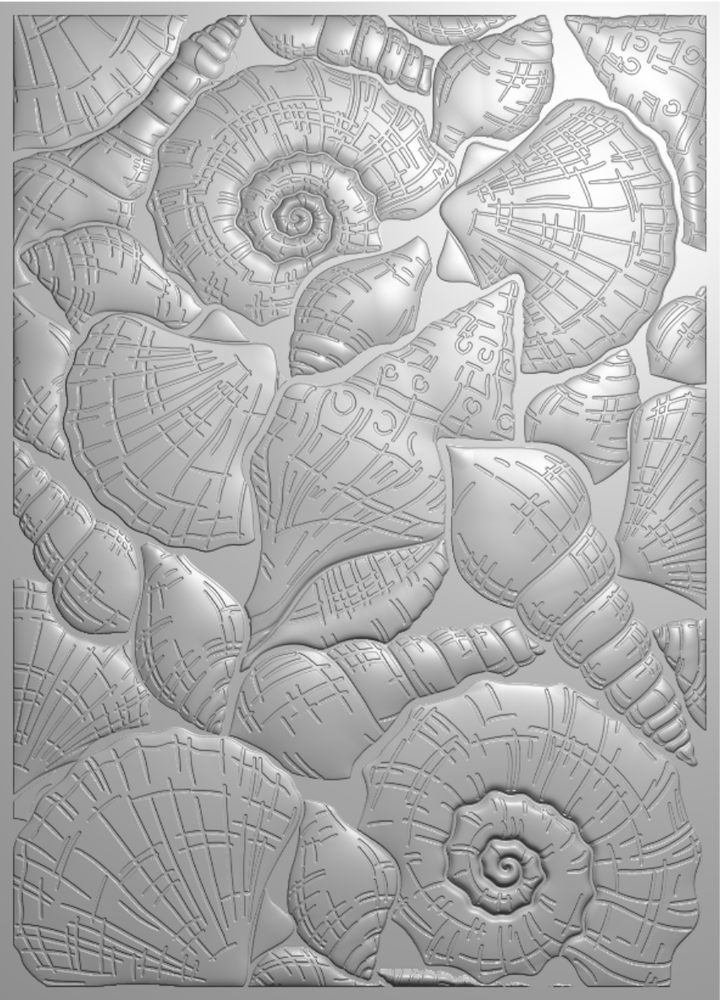 Crafter's Companion Coastal 3D Embossing Folder Seashells (CC-CO-3D-EF5-SESH) Crafter's Companion Coastal 3D Embossing Folder Seashells (CC-CO-3D-EF5-SESH)