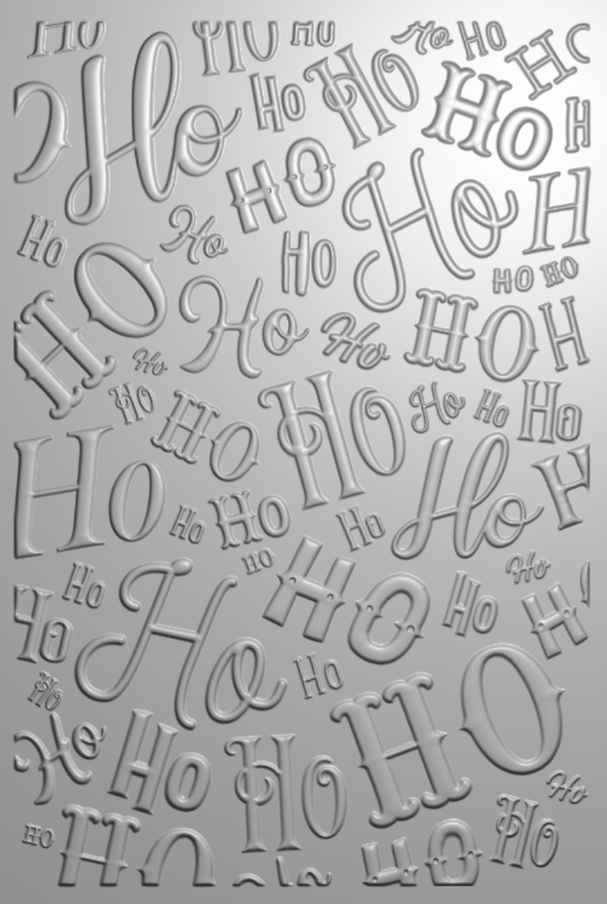 Crafter's Companion Retro Christmas 3D Embossing Folder Ho Ho Ho (CC-RC-3DEF-HO) Crafter's Companion Retro Christmas 3D Embossing Folder Ho Ho Ho (CC-RC-3DEF-HO)