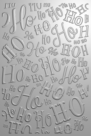 Crafter's Companion Retro Christmas 3D Embossing Folder Ho Ho Ho (CC-RC-3DEF-HO) Crafter's Companion Retro Christmas 3D Embossing Folder Ho Ho Ho (CC-RC-3DEF-HO)