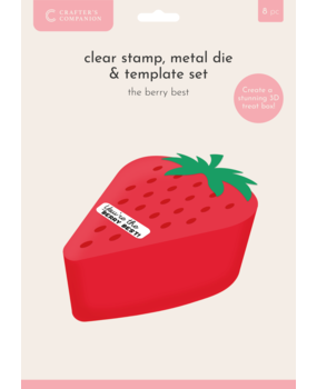 Crafter's Companion Fruit Treat Boxes Stamp/Die/Template The Berry Best (CC-STD-TEMP-BEBE)