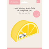 Crafter's Companion Fruit Treat Boxes Stamp/Die/Template Live your Zest Life (CC-STD-TEMP-LYZL)