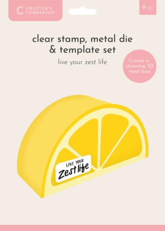Crafter's Companion Fruit Treat Boxes Stamp/Die/Template Live your Zest Life (CC-STD-TEMP-LYZL) Crafter's Companion Fruit Treat Boxes Stamp/Die/Template Live your Zest Life (CC-STD-TEMP-LYZL)