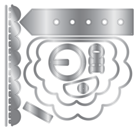 Crafter's Companion Santa Card Metal Die Template Santa (CC-MD-TEMP-SANT)