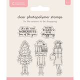Crafter's Companion Whimsical Photopolymer Stamp 'Tis the Season to be Shopping (CC-STP-TSSH)