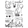 Simple Stories Say Cheese Classic Pooh Birthday Stamps Woo Hoo! (24816)