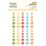 Simple Stories Say Cheese Classic Pooh Birthday Glitter Enamel Dots (24813)