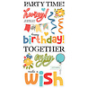 Simple Stories Say Cheese Classic Pooh Birthday Foam Stickers (24811)