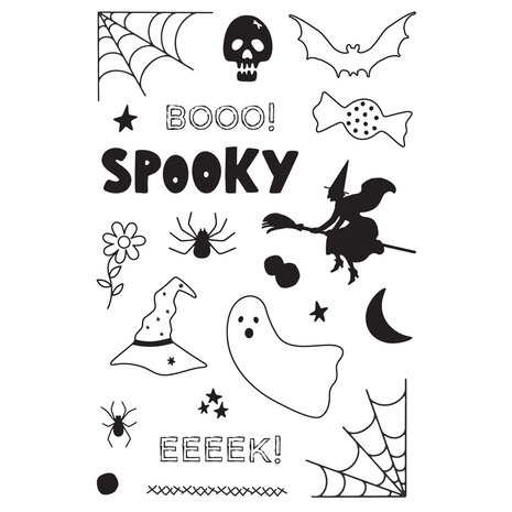 Simple Stories Spooky Things Stamps (24924)