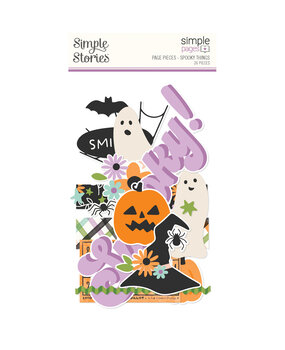 Simple Stories Spooky Things Simple Pages Pieces (24923) Simple Stories Spooky Things Simple Pages Pieces (24923)