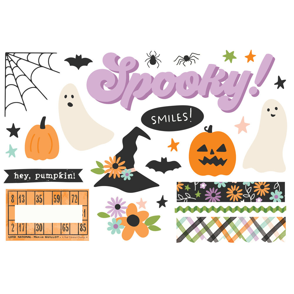 Simple Stories Spooky Things Simple Pages Pieces (24923)