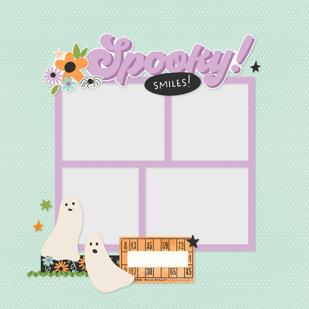 Simple Stories Spooky Things Simple Pages Pieces (24923)