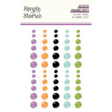 Simple Stories Spooky Things Glossy Enamel Dots (24922)