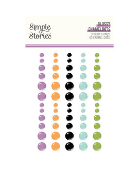 Simple Stories Spooky Things Glossy Enamel Dots (24922) Simple Stories Spooky Things Glossy Enamel Dots (24922)