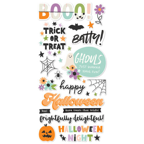 Simple Stories Spooky Things Foam Stickers (24920)