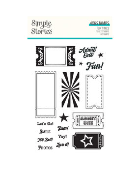 Simple Stories Fun Times Stamps Tickets (25025) (OUTLET)