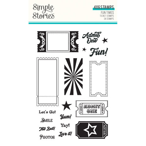 Simple Stories Fun Times Stamps Tickets (25025)