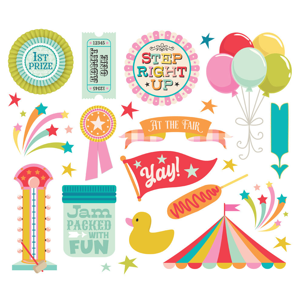 Simple Stories Fun Times Big Bits & Pieces (25020) (OUTLET)