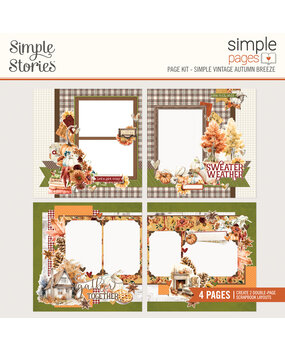 Simple Stories Simple Vintage Autumn Breeze Simple Pages Kit (25131)